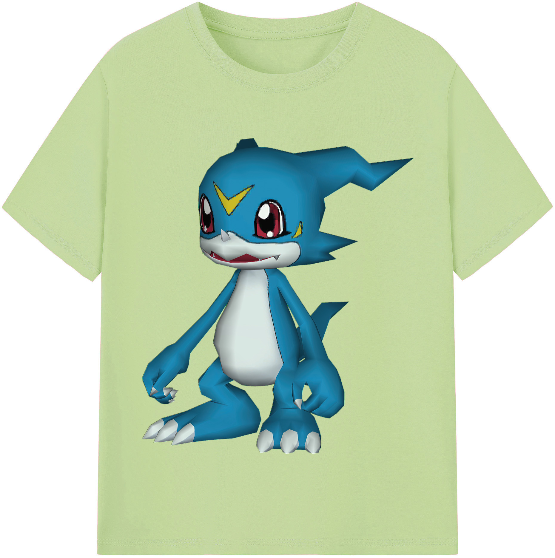 （画像用） Digimon デジタルモンスター/デジモン 綿100％半袖Tシャツ（フロントプリント）